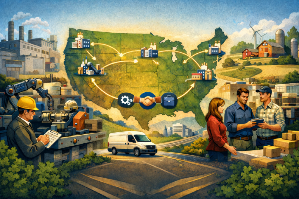 Manufacturing relationships in the Midwest USA